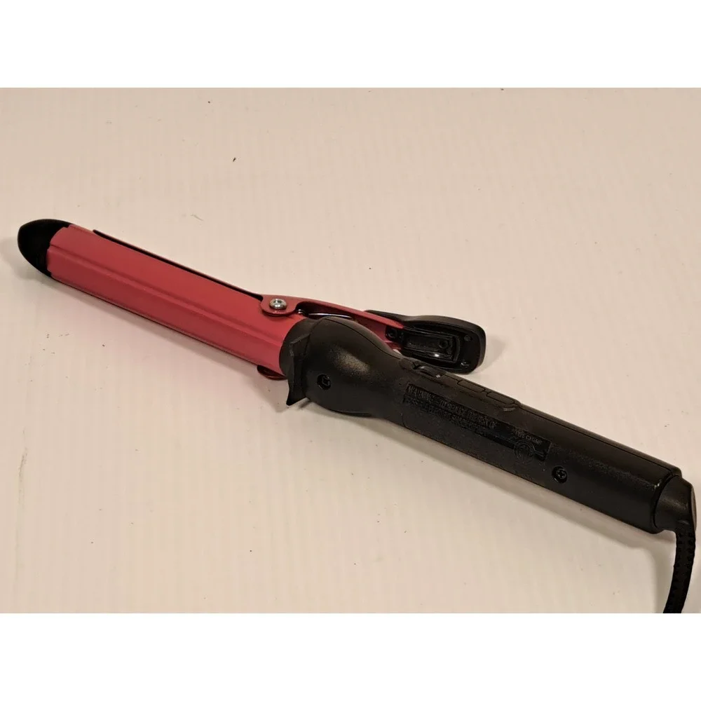 Infiniti by Conair CD120 Pink Ceramic Curling Iron 125W Adjustable Heat Black